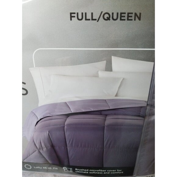 Home Expressions Classic Plus Down Alternative Reversible Comforter Full/Queen - Picture 1 of 11